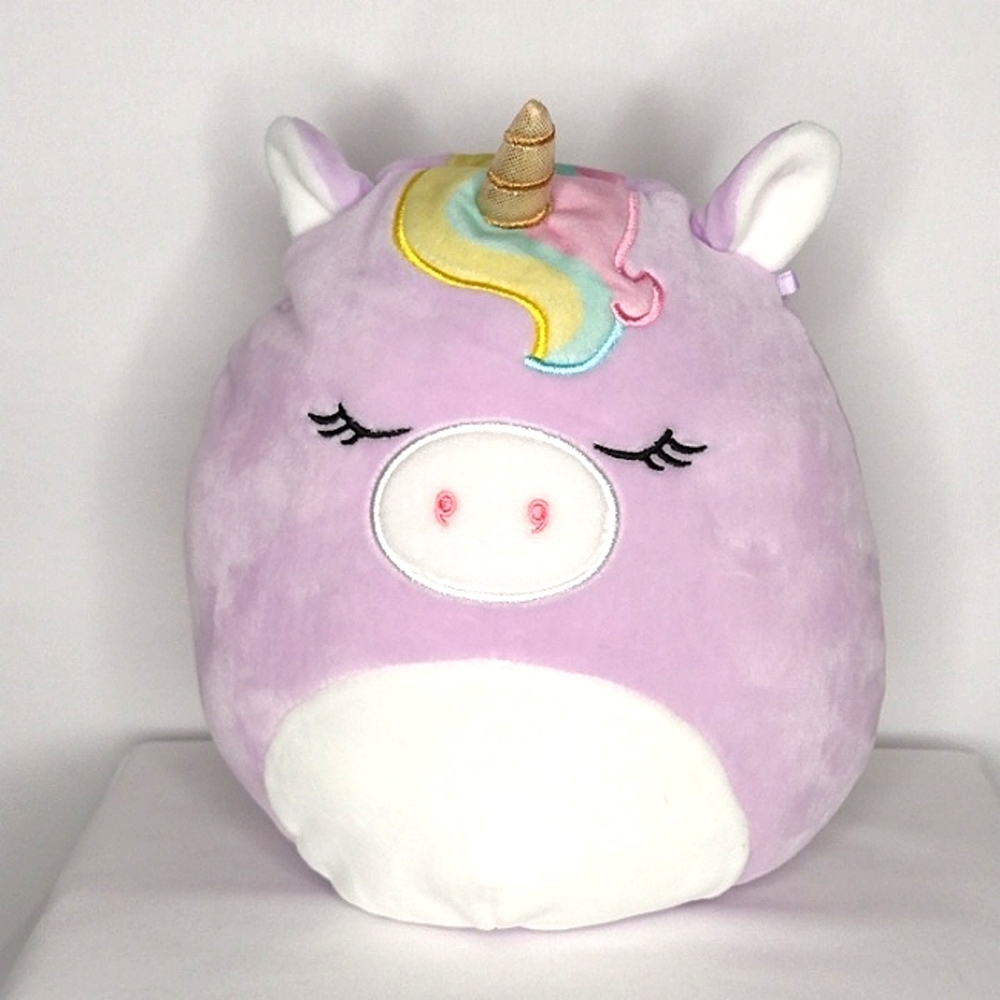 EUC Kellytoy Squishmallow Sylvia the Unicorn 10" Stuffed Plush